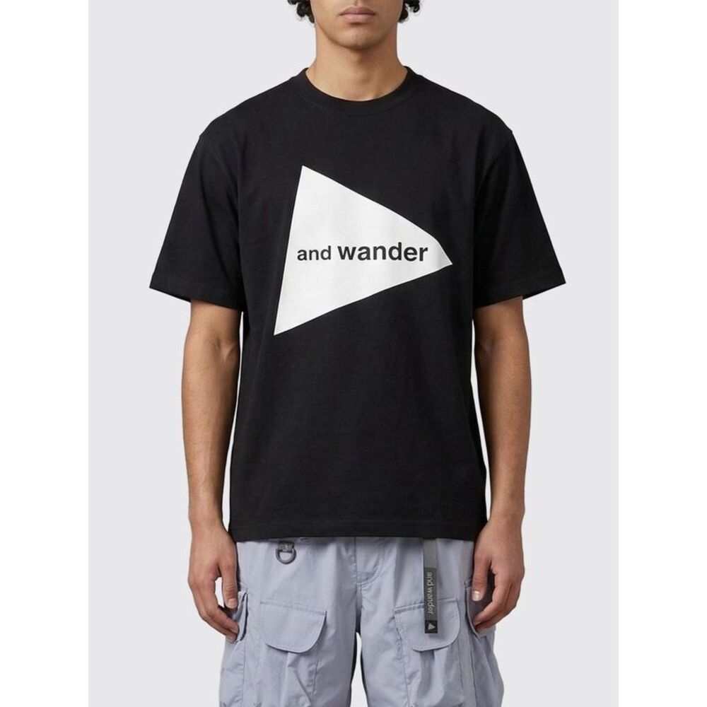 And Wander T-Shirt Men Black